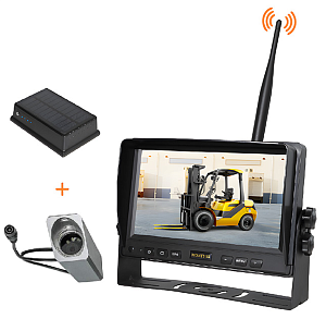 Беспроводной комплект 9" с лазером на вилы для погрузчиков и штабелеров HD (720p) SD карта до 256Гб