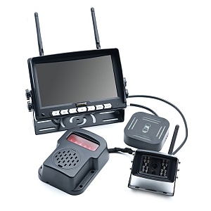 AI 7" сигнализатор пешеходов и препятствий с сиреной