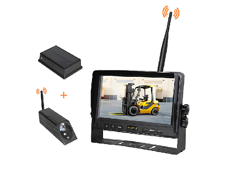 Беспроводной комплект 7" с камерой на вилы для погрузчиков и штабелеров HD (720p) SD карта до 256Гб