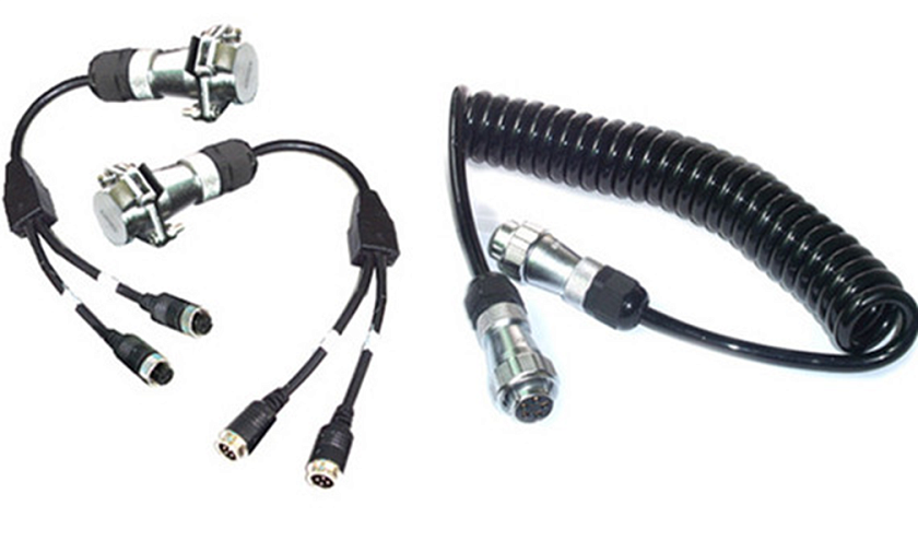 Спиральный кабель тягач-прицеп