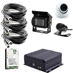 Комплект видеонаблюдения для мусоровоза