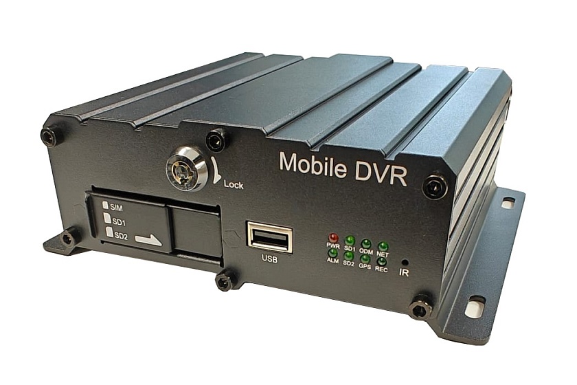 4-х канальный регистратор с функцией Анти-ДТП 2 SD карты CVMR-AI-B21042S-G4GW