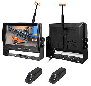 Беспроводной комплект 7" с камерой на вилы для погрузчиков и штабелеров HD (720p) SD карта до 256Гб