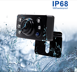 Беспроводная система видеонаблюдения заднего вида 5'' с одной камерой