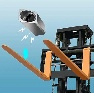 Беспроводной комплект 7" для вилочных погрузчиков и штабелеров FullHD (1080p), SD-карта