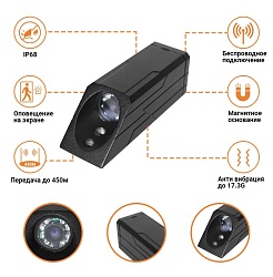 Беспроводной комплект 9" с камерой на вилы для погрузчиков и штабелеров HD (720p) SD карта до 256Гб