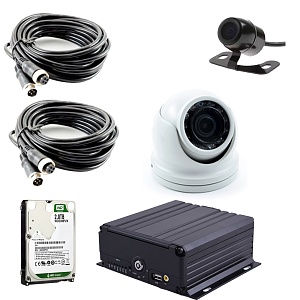 Комплект видеонаблюдения для службы доставки и коммерческого фургона