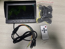 Монитор заднего вида AHD Двухканальный  